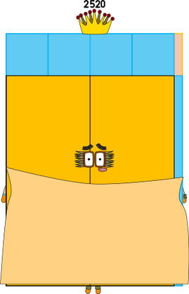 Numberblocks 252 Numberblocks 2520K blocks by jeanpaulfelix on DeviantArt