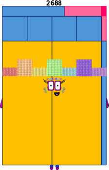 Numberblocks 2688K blocks by jeanpaulfelix on DeviantArt