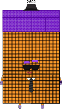 Numberblocks 2600K blocks by jeanpaulfelix on DeviantArt