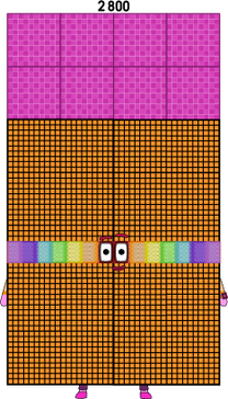 Numberblocks 2800K blocks(40x70) by jeanpaulfelix on DeviantArt