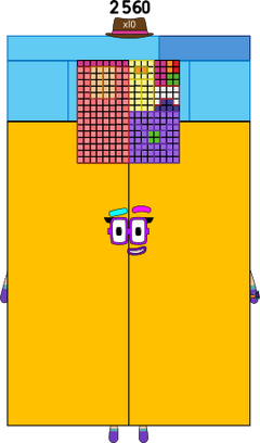 Numberblocks 2560K blocks by jeanpaulfelix on DeviantArt