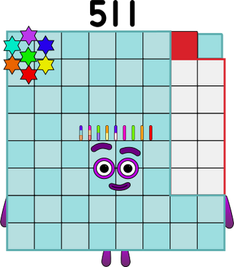 Numberblocks 511 blocks by jeanpaulfelix on DeviantArt