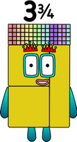 Numberblocks 3.75 blocks by jeanpaulfelix on DeviantArt