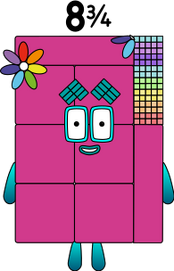 Numberblocks 8.75 blocks by jeanpaulfelix on DeviantArt