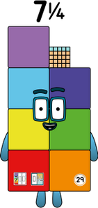 Number 7 Block Flickr Numberblocks 7.25 blocks by jeanpaulfelix on DeviantArt