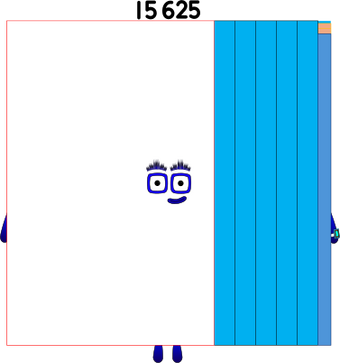 Num Block 125 Numberblocks 15625K blocks(125x125) by jeanpaulfelix on DeviantArt