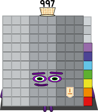 Numberblocks 997 blocks by jeanpaulfelix on DeviantArt
