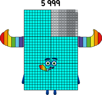 Number Blocks 589 Numberblocks 5999K blocks by jeanpaulfelix on DeviantArt