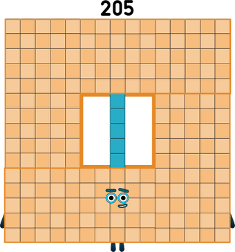 Numberblocks 205 blocks by jeanpaulfelix on DeviantArt