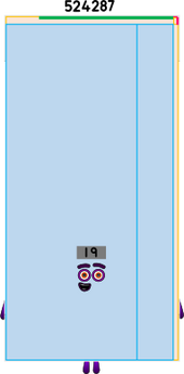 Number Blocks Running Deviantart Numberblocks 524287K blocks by jeanpaulfelix on DeviantArt