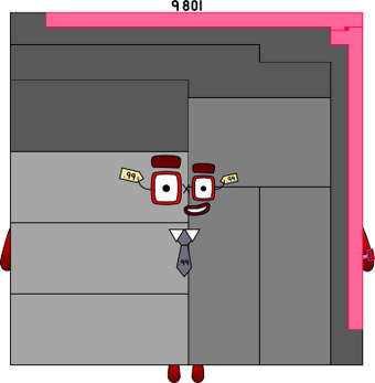 Numberblocks 9801K blocks by jeanpaulfelix on DeviantArt