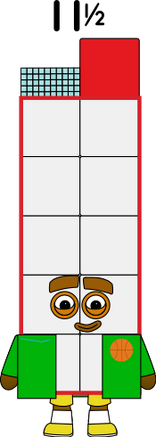 Numberblocks 11 1-2 blocks by jeanpaulfelix on DeviantArt