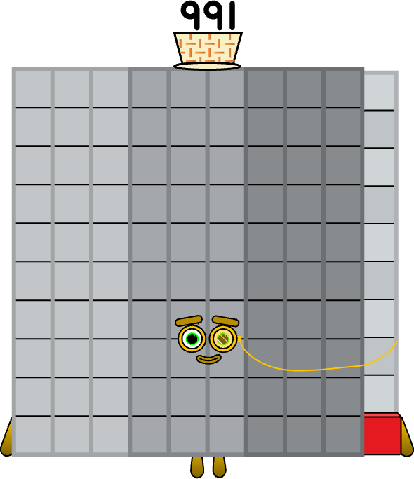 Numberblocks 991 blocks by jeanpaulfelix on DeviantArt