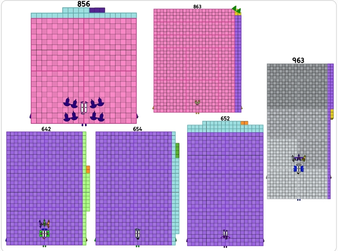 Numberblocks 643 Numberblocks 642 to 963 by jeanpaulfelix on DeviantArt