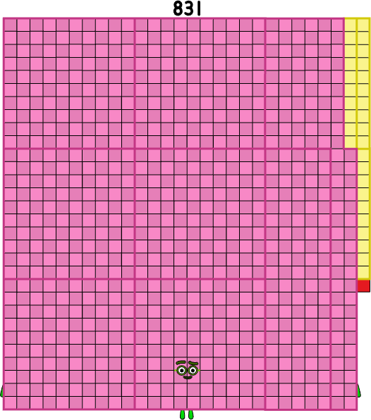 831 Number Code Numberblocks 831 blocks by jeanpaulfelix on DeviantArt