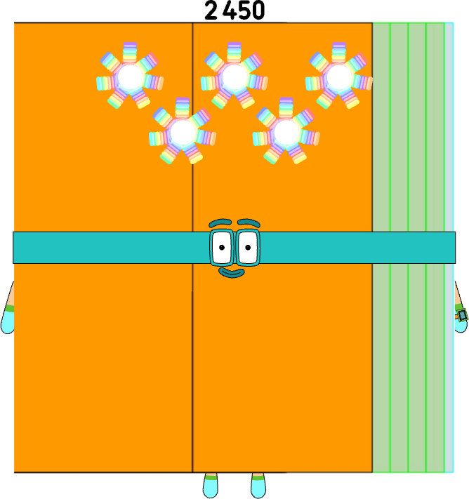 Numberblocks 252 Numberblocks 2450K blocks by jeanpaulfelix on DeviantArt