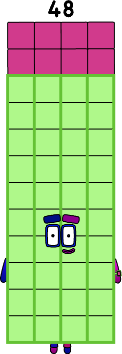Numberblocks 48 blocks (1) by jeanpaulfelix on DeviantArt