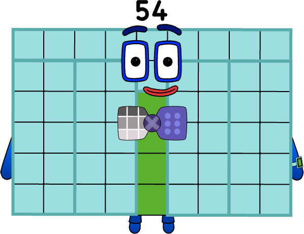 Numberblocks 54 blocks new 2024 by jeanpaulfelix on DeviantArt
