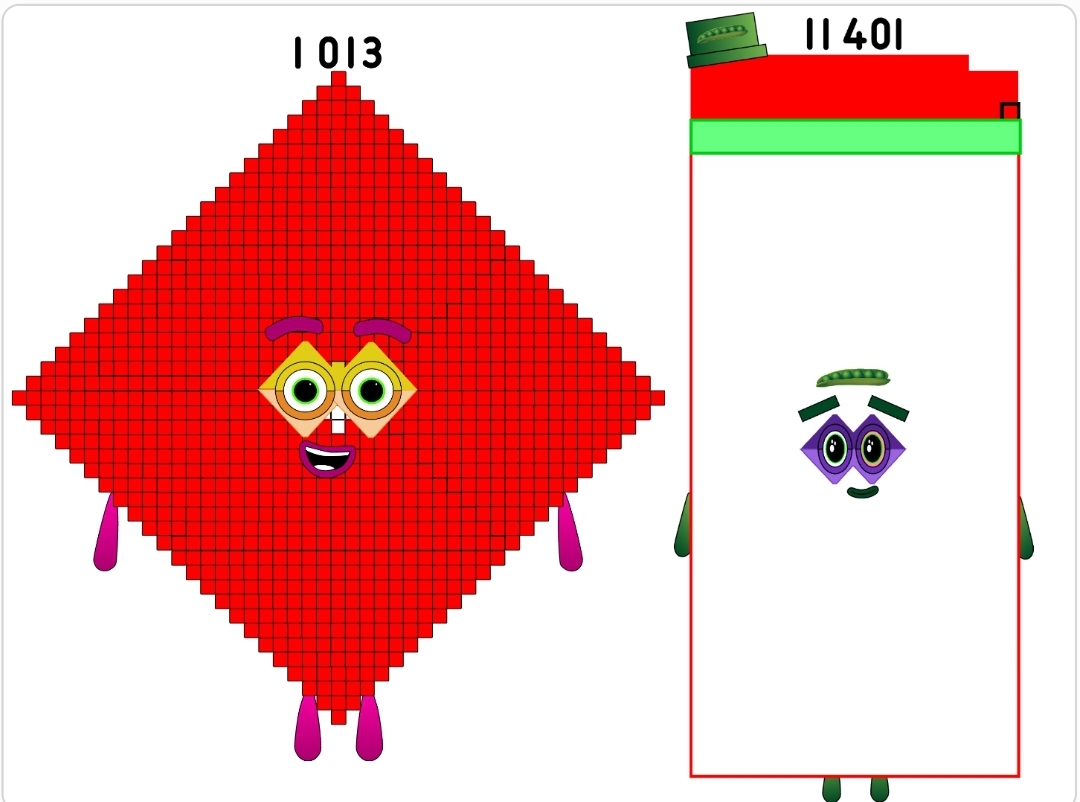 Numberblocks 1013 to 11401 by jeanpaulfelix on DeviantArt