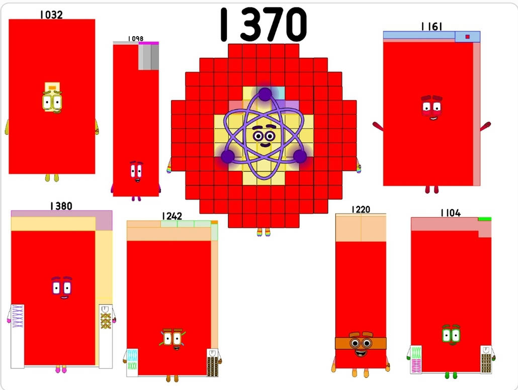 Numberblocks 1032 to 1380 by jeanpaulfelix on DeviantArt