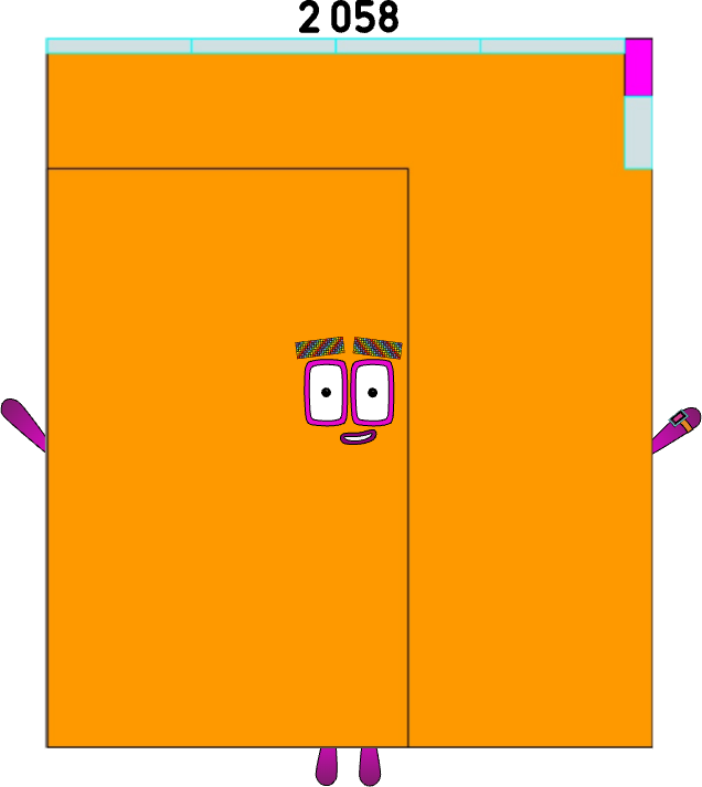 Number 2058 Numberblocks 2058K blocks by jeanpaulfelix on DeviantArt
