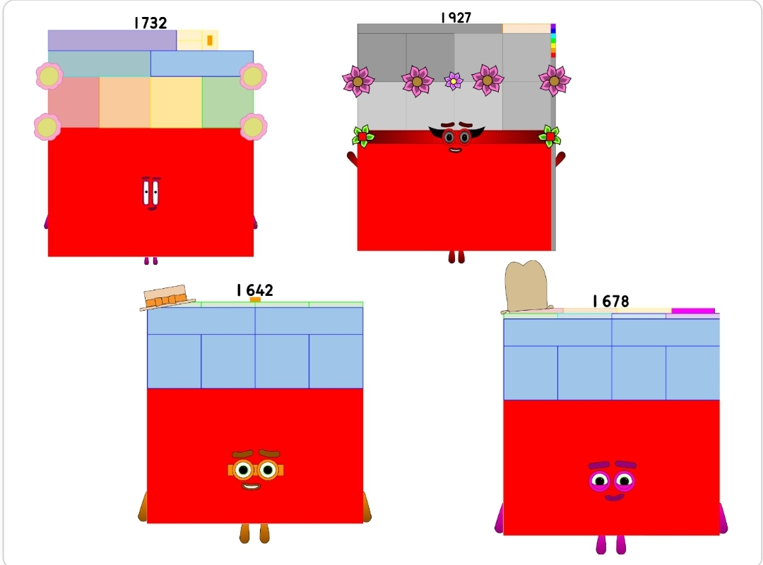 Numberblocks 1732 1927 1642 1678 by jeanpaulfelix on DeviantArt