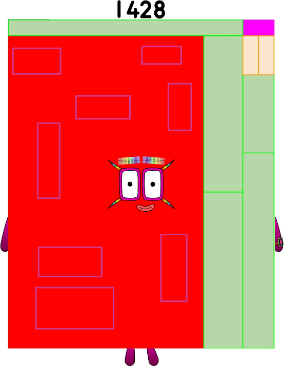 Numberblocks 1428K blocks by jeanpaulfelix on DeviantArt