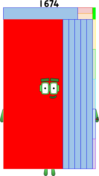 Numberblocks 1674K blocks by jeanpaulfelix on DeviantArt