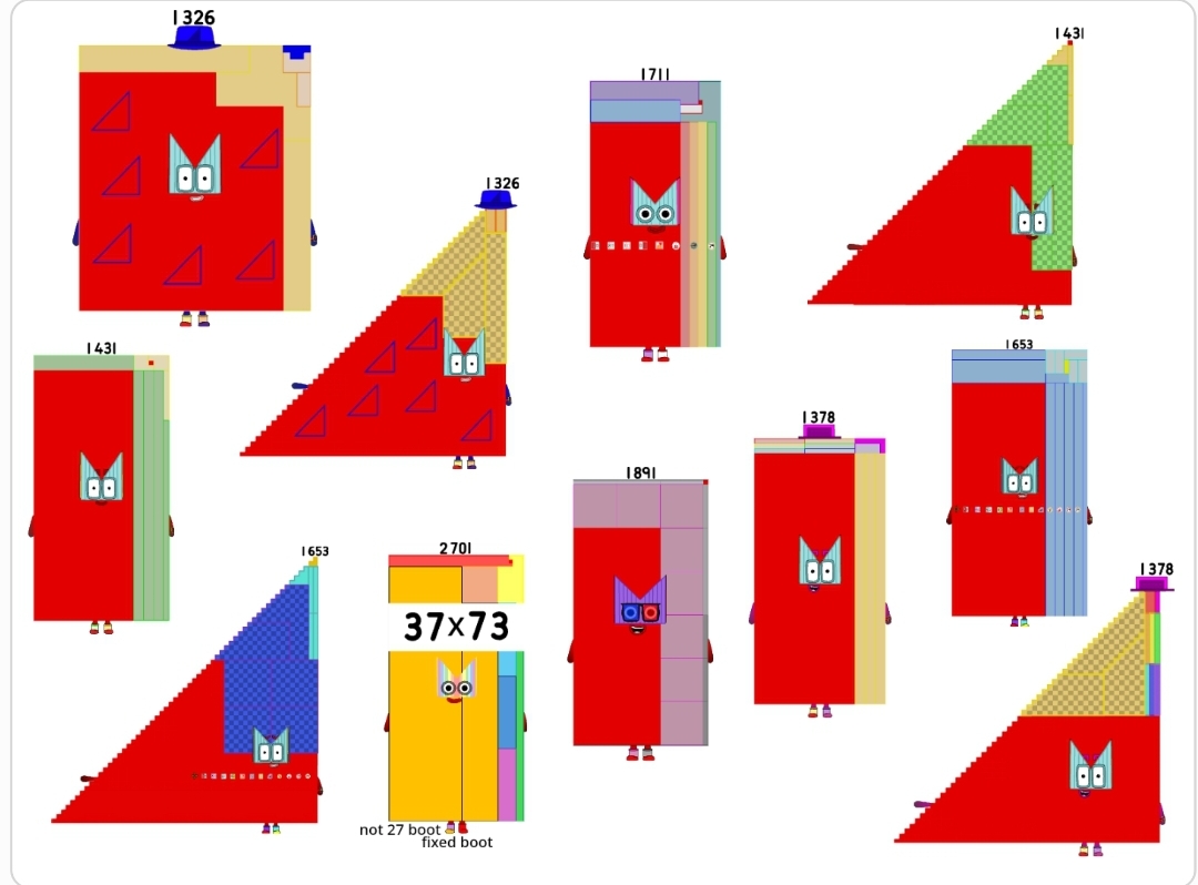 Numberblocks 1326 to 1891 (2701) by jeanpaulfelix on DeviantArt