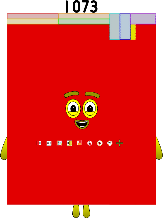 Numberblocks 1073K blocks by jeanpaulfelix on DeviantArt