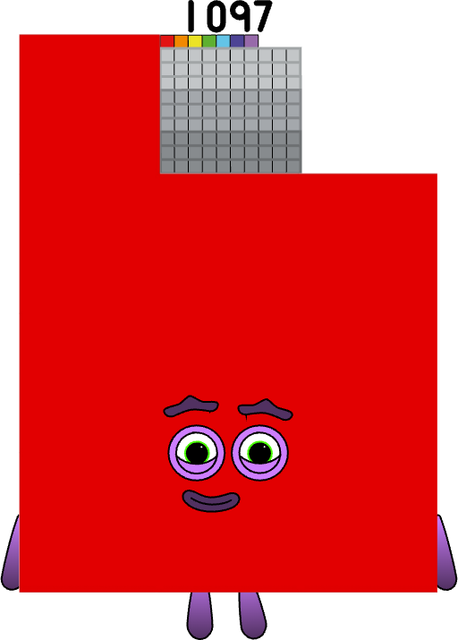 Numberblocks 1097K blocks by jeanpaulfelix on DeviantArt