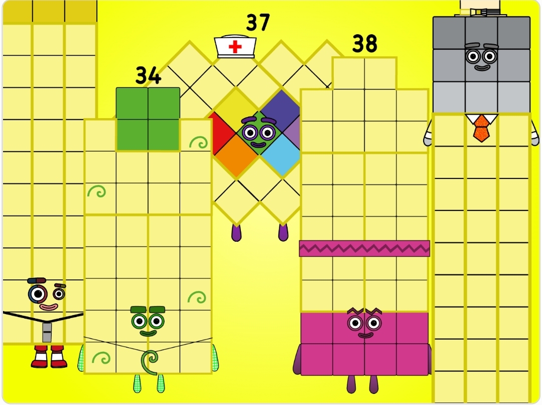 Numberblocks 33 34 37 38 and 39 by jeanpaulfelix on DeviantArt