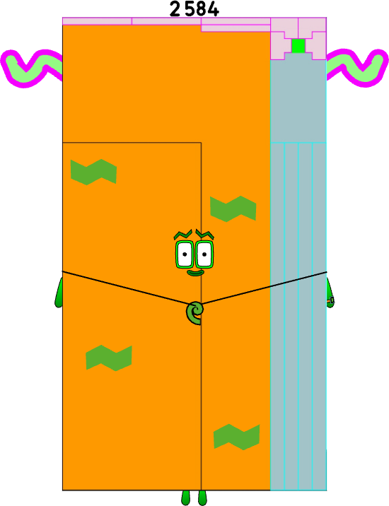 Number Block 254 Numberblocks 2584K blocks by jeanpaulfelix on DeviantArt