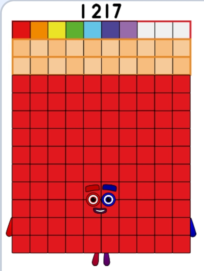 Numberblocks 449 Numberblocks 1217 by jeanpaulfelix on DeviantArt