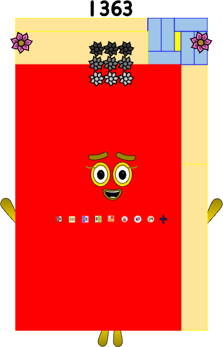 Numberblocks 1363K blocks by jeanpaulfelix on DeviantArt