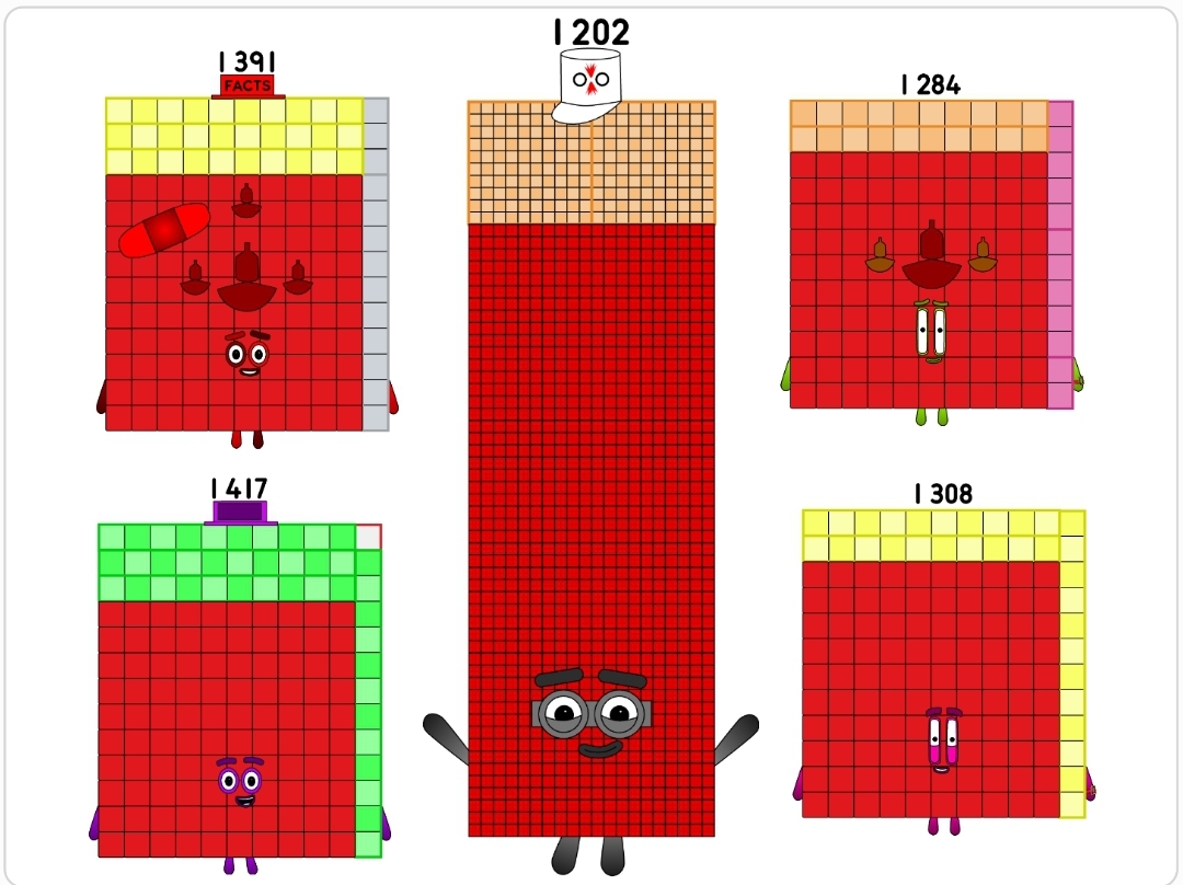 1237 Math Blocks Numberblocks 1202 1284 1308 1391 1417 by jeanpaulfelix on DeviantArt