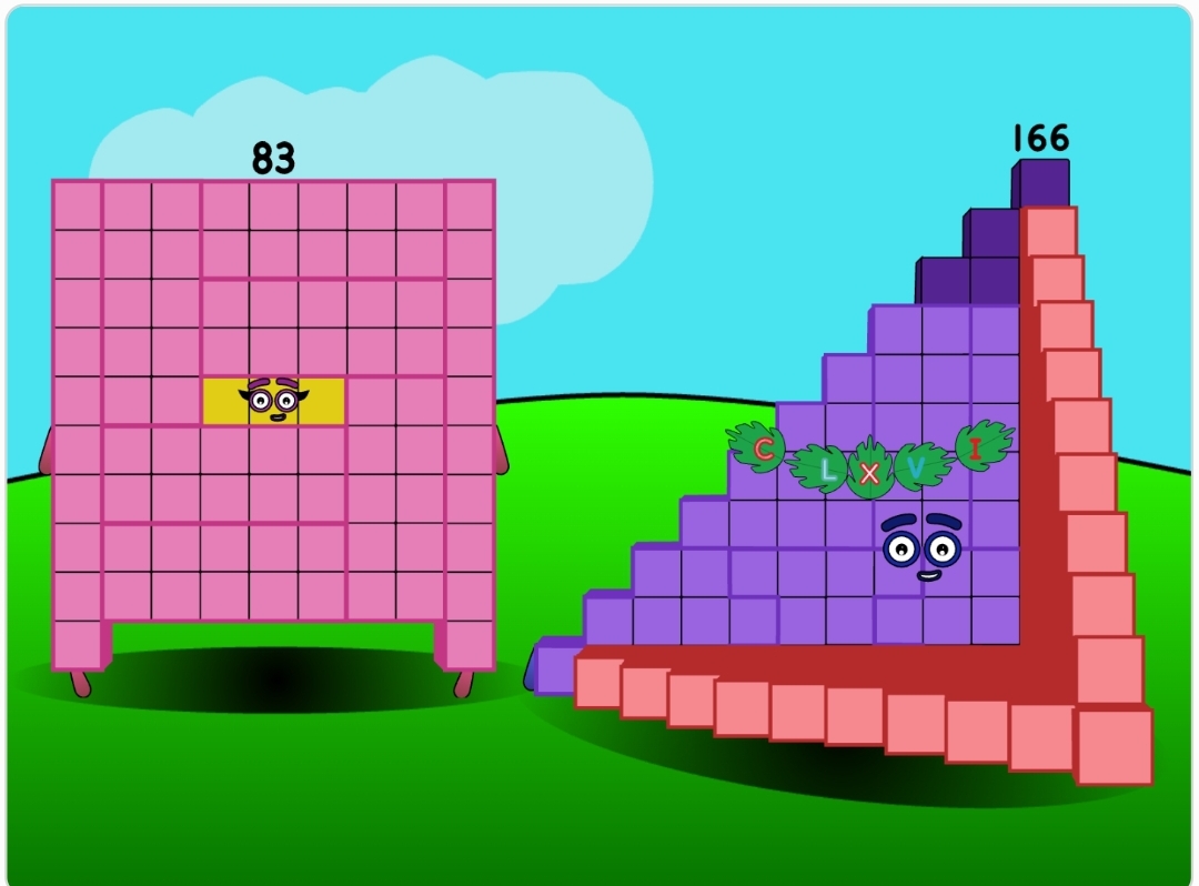 Numberblocks 83 And 166 By Jeanpaulfelix On DeviantArt numberblocks-83-and-166-by-jeanpaulfelix-on-deviantart