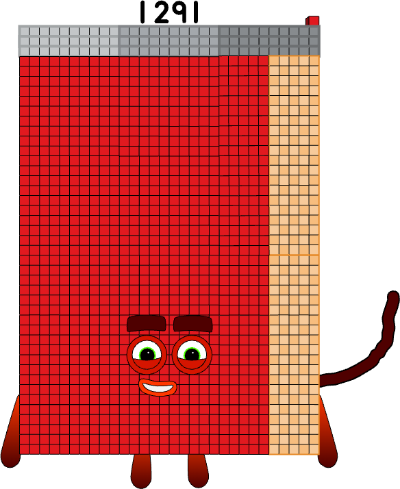 Numberblocks 1291K blocks by jeanpaulfelix on DeviantArt