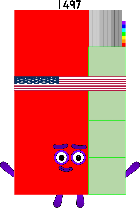 Numberblocks 1497K blocks by jeanpaulfelix on DeviantArt