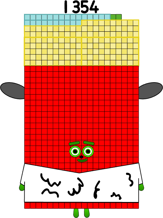 Numberblocks 1354K blocks by jeanpaulfelix on DeviantArt