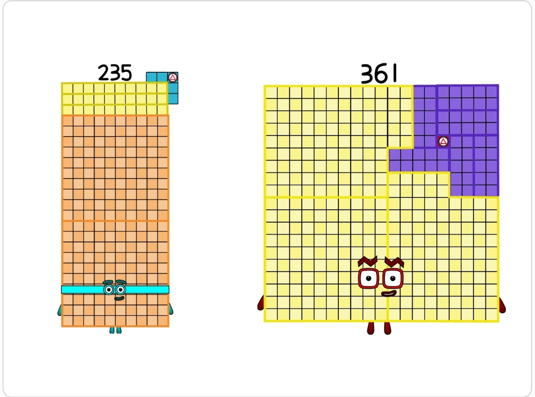 Numberblocks 235 and 361 by jeanpaulfelix on DeviantArt