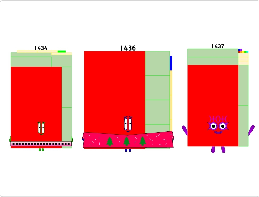 Number 1437 Numberblocks 1434 1436 1437 by jeanpaulfelix on DeviantArt