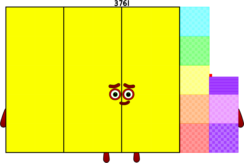 Block 761 Numberblocks 3761K blocks (1) by jeanpaulfelix on DeviantArt
