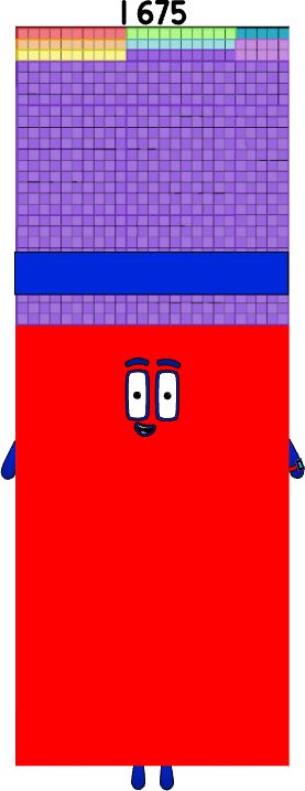 Numberblocks 1675K blocks by jeanpaulfelix on DeviantArt