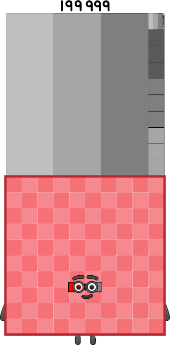 Numberblocks 199999K blocks by jeanpaulfelix on DeviantArt