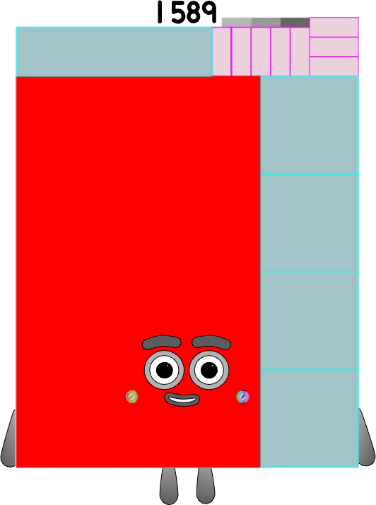 Number Blocks 589 Numberblocks 1589K blocks by jeanpaulfelix on DeviantArt