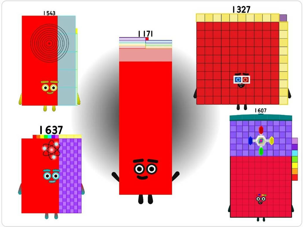 Numberblocks 1171 1327 1543 1607 1637 by jeanpaulfelix on DeviantArt