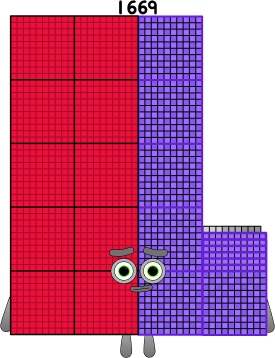 Numberblocks 1669K blocks by jeanpaulfelix on DeviantArt