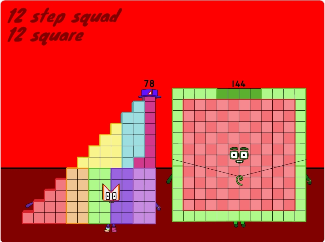 Numberblocks 78 and 144 twelve day of Christmas by jeanpaulfelix on ...