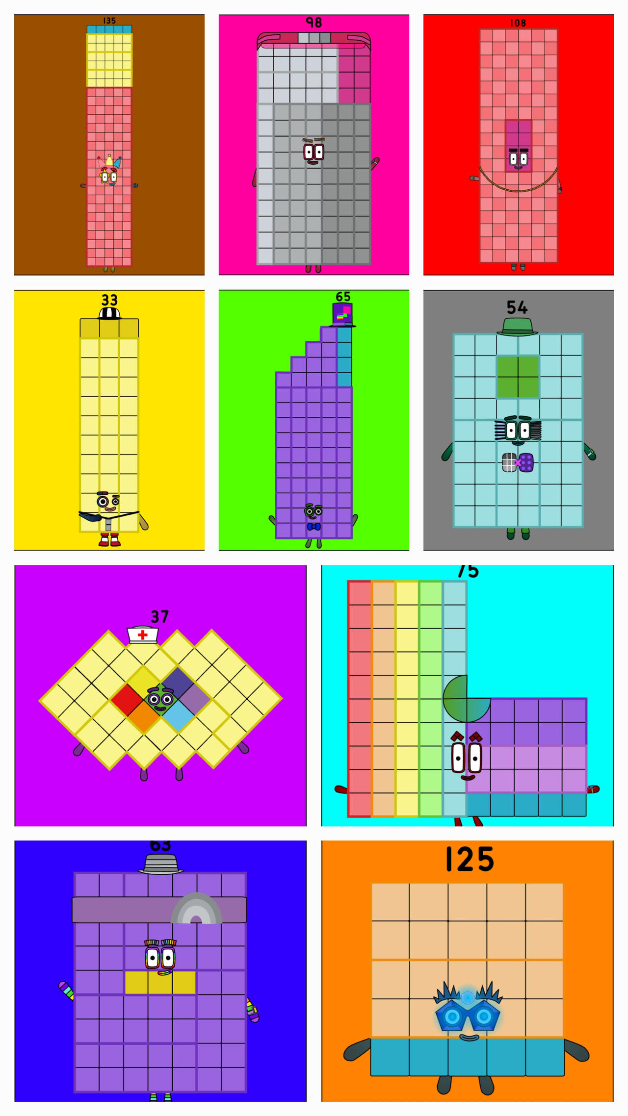 Number Blocks Squery All Official Numberblocks Part 3 By Sharkboy77 On Deviantart